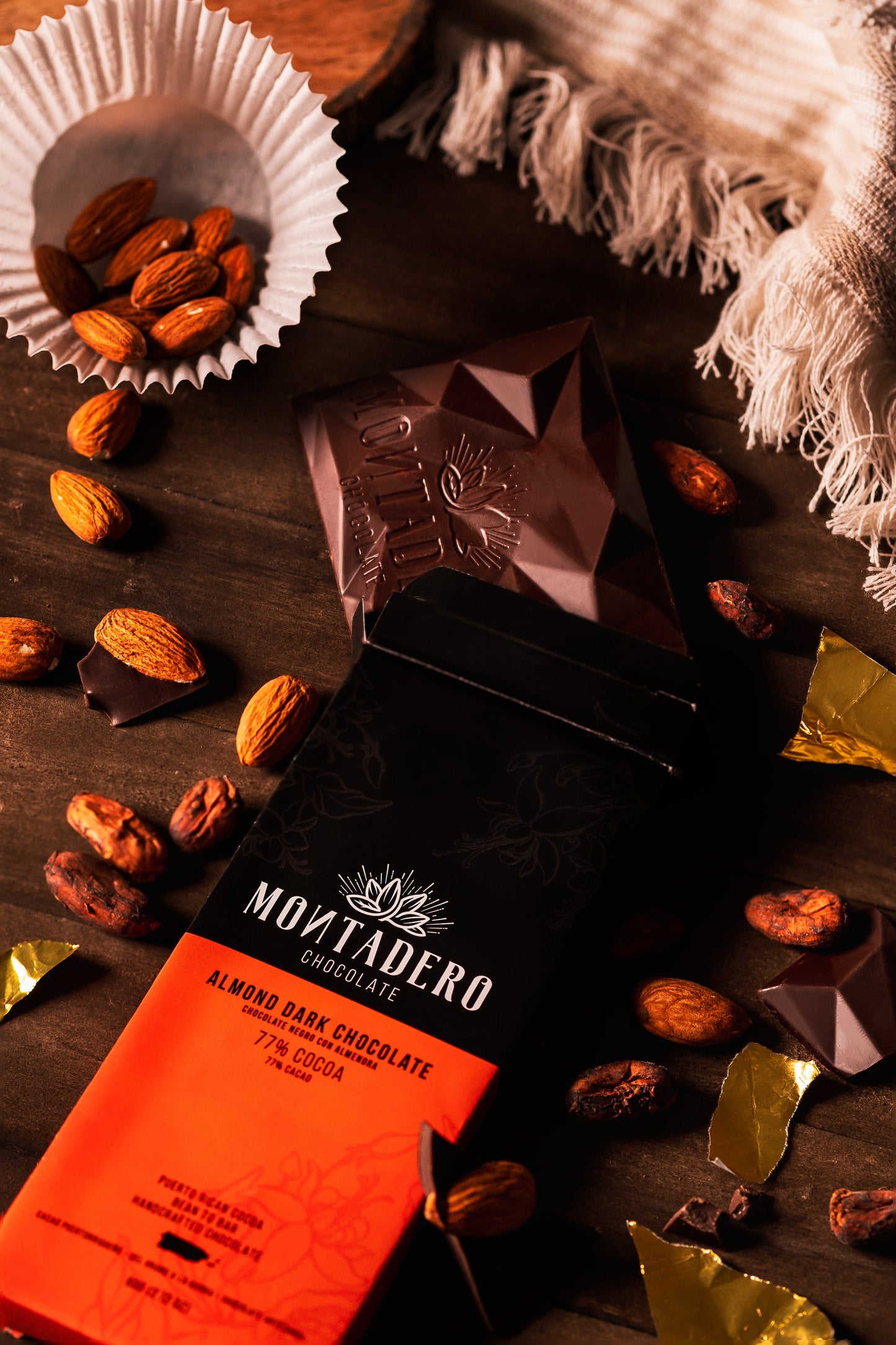 77% Dark Chocolate with Almonds